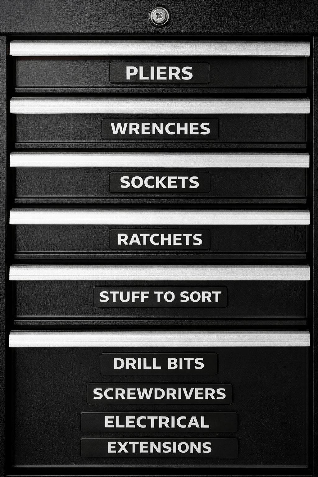 Magnetic Toolbox Labels